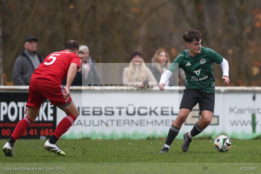 Sportgelände, 15.11.2025, sport, action, Fusball, BFV, 18. Spieltag, Kreisliga Würzburg Gr. 2, Karlstadt, SG 1 Urspringen / Karbach / Duttenbrunn, FV Karlstadt - Bild-ID: 2523982