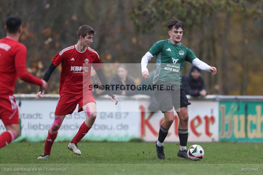 Sportgelände, 15.11.2025, sport, action, Fusball, BFV, 18. Spieltag, Kreisliga Würzburg Gr. 2, Karlstadt, SG 1 Urspringen / Karbach / Duttenbrunn, FV Karlstadt - Bild-ID: 2523983