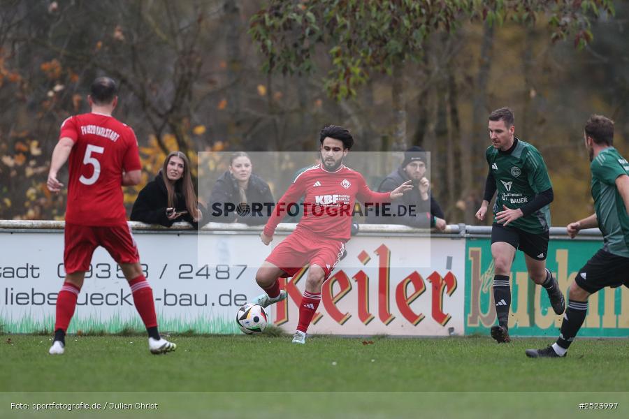 Sportgelände, 15.11.2025, sport, action, Fusball, BFV, 18. Spieltag, Kreisliga Würzburg Gr. 2, Karlstadt, SG 1 Urspringen / Karbach / Duttenbrunn, FV Karlstadt - Bild-ID: 2523997
