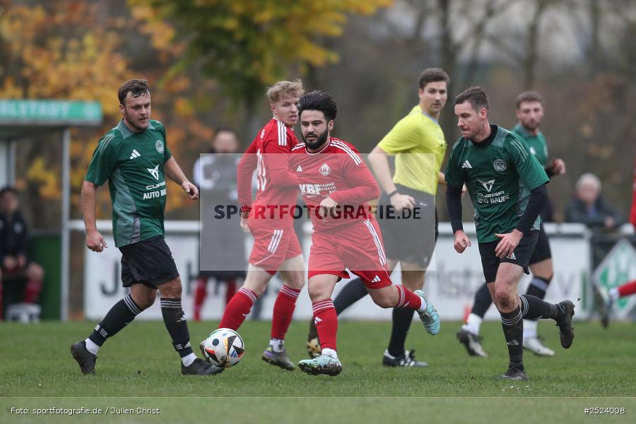 Sportgelände, 15.11.2025, sport, action, Fusball, BFV, 18. Spieltag, Kreisliga Würzburg Gr. 2, Karlstadt, SG 1 Urspringen / Karbach / Duttenbrunn, FV Karlstadt - Bild-ID: 2524008