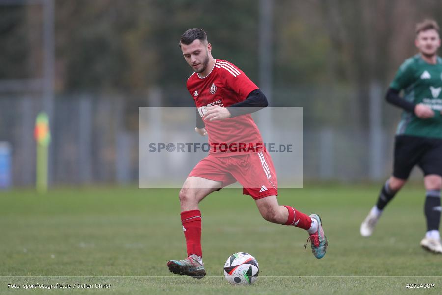 Sportgelände, 15.11.2025, sport, action, Fusball, BFV, 18. Spieltag, Kreisliga Würzburg Gr. 2, Karlstadt, SG 1 Urspringen / Karbach / Duttenbrunn, FV Karlstadt - Bild-ID: 2524009