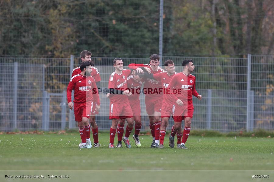 Sportgelände, 15.11.2025, sport, action, Fusball, BFV, 18. Spieltag, Kreisliga Würzburg Gr. 2, Karlstadt, SG 1 Urspringen / Karbach / Duttenbrunn, FV Karlstadt - Bild-ID: 2524023