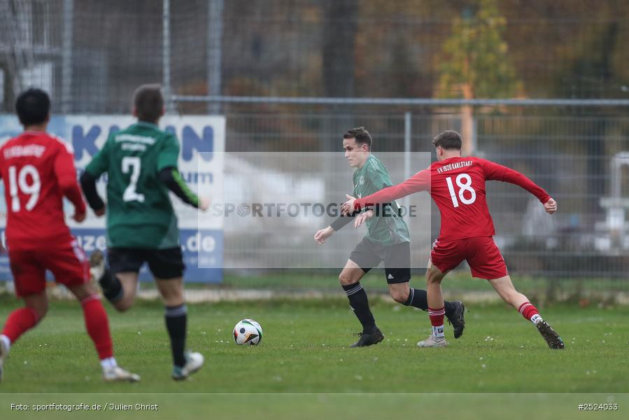 Sportgelände, 15.11.2025, sport, action, Fusball, BFV, 18. Spieltag, Kreisliga Würzburg Gr. 2, Karlstadt, SG 1 Urspringen / Karbach / Duttenbrunn, FV Karlstadt - Bild-ID: 2524033