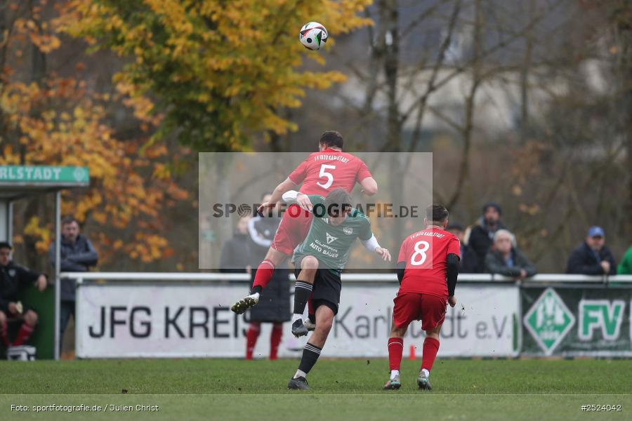 Sportgelände, 15.11.2025, sport, action, Fusball, BFV, 18. Spieltag, Kreisliga Würzburg Gr. 2, Karlstadt, SG 1 Urspringen / Karbach / Duttenbrunn, FV Karlstadt - Bild-ID: 2524042