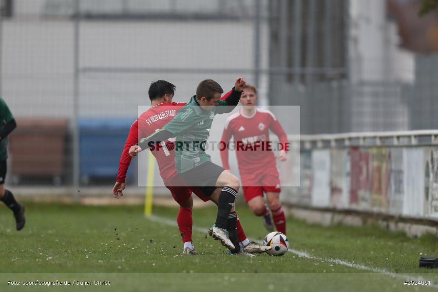 Sportgelände, 15.11.2025, sport, action, Fusball, BFV, 18. Spieltag, Kreisliga Würzburg Gr. 2, Karlstadt, SG 1 Urspringen / Karbach / Duttenbrunn, FV Karlstadt - Bild-ID: 2524061