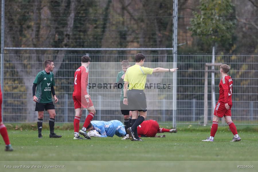 Sportgelände, 15.11.2025, sport, action, Fusball, BFV, 18. Spieltag, Kreisliga Würzburg Gr. 2, Karlstadt, SG 1 Urspringen / Karbach / Duttenbrunn, FV Karlstadt - Bild-ID: 2524066