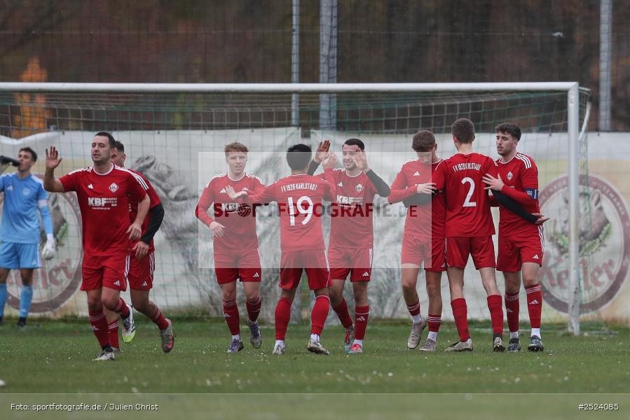 Sportgelände, 15.11.2025, sport, action, Fusball, BFV, 18. Spieltag, Kreisliga Würzburg Gr. 2, Karlstadt, SG 1 Urspringen / Karbach / Duttenbrunn, FV Karlstadt - Bild-ID: 2524085