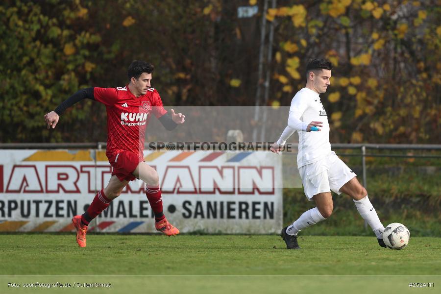 Sportgelände, Gemünden, 16.11.2025, sport, action, Fusball, BFV, 18. Spieltag, Kreisliga Würzburg Gr. 2, TSV, FVGS, TSV Homburg, FV Gemünden/Seifriedsburg - Bild-ID: 2524111