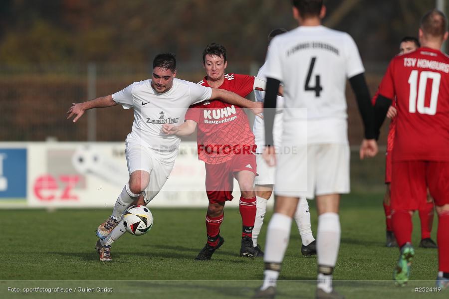 Sportgelände, Gemünden, 16.11.2025, sport, action, Fusball, BFV, 18. Spieltag, Kreisliga Würzburg Gr. 2, TSV, FVGS, TSV Homburg, FV Gemünden/Seifriedsburg - Bild-ID: 2524119