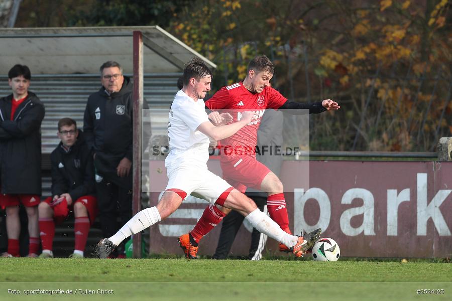 Sportgelände, Gemünden, 16.11.2025, sport, action, Fusball, BFV, 18. Spieltag, Kreisliga Würzburg Gr. 2, TSV, FVGS, TSV Homburg, FV Gemünden/Seifriedsburg - Bild-ID: 2524123
