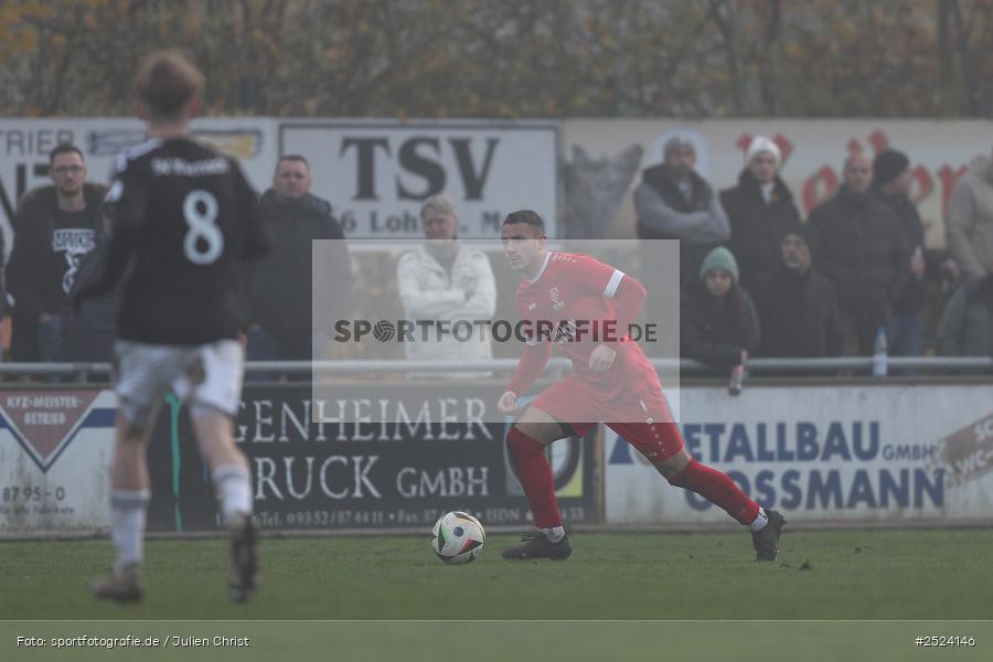 Sportgelände, Lohr am Main, 16.11.2025, sport, action, Fusball, BFV, 18. Spieltag, Bezirksliga Unterfranken West, SVK, TSV, SV Kürnach, TSV Lohr - Bild-ID: 2524146