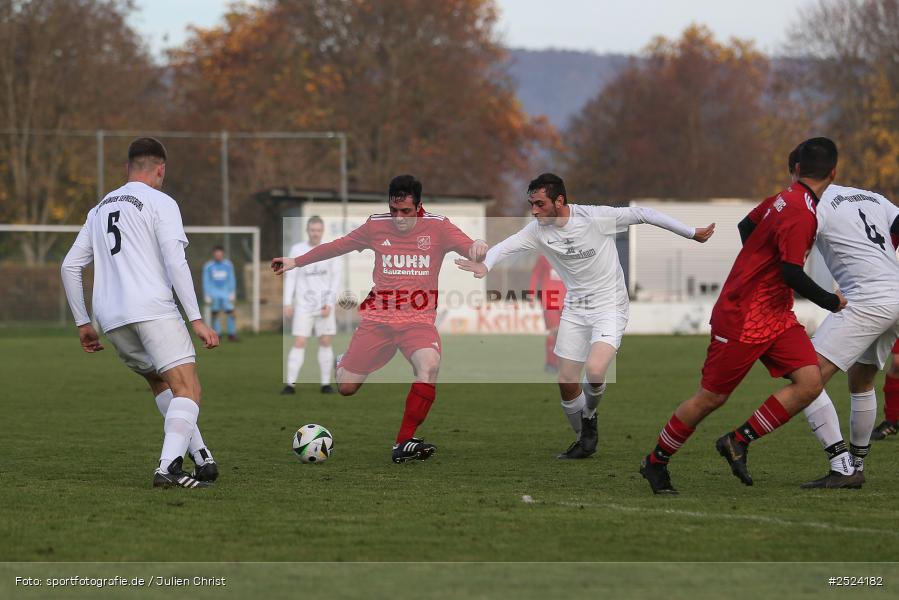 sport, action, TSV Homburg, TSV, Sportgelände, Kreisliga Würzburg Gr. 2, Gemünden, Fusball, FVGS, FV Gemünden/Seifriedsburg, BFV, 18. Spieltag, 16.11.2025 - Bild-ID: 2524182