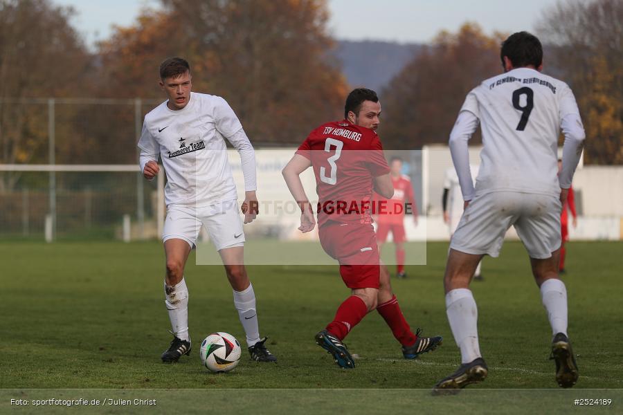 sport, action, TSV Homburg, TSV, Sportgelände, Kreisliga Würzburg Gr. 2, Gemünden, Fusball, FVGS, FV Gemünden/Seifriedsburg, BFV, 18. Spieltag, 16.11.2025 - Bild-ID: 2524189