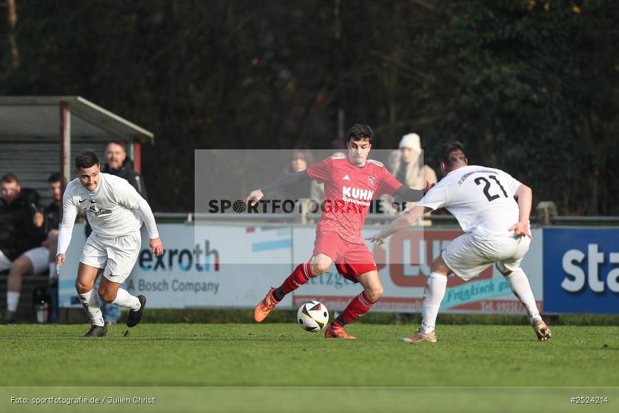 sport, action, TSV Homburg, TSV, Sportgelände, Kreisliga Würzburg Gr. 2, Gemünden, Fusball, FVGS, FV Gemünden/Seifriedsburg, BFV, 18. Spieltag, 16.11.2025 - Bild-ID: 2524214