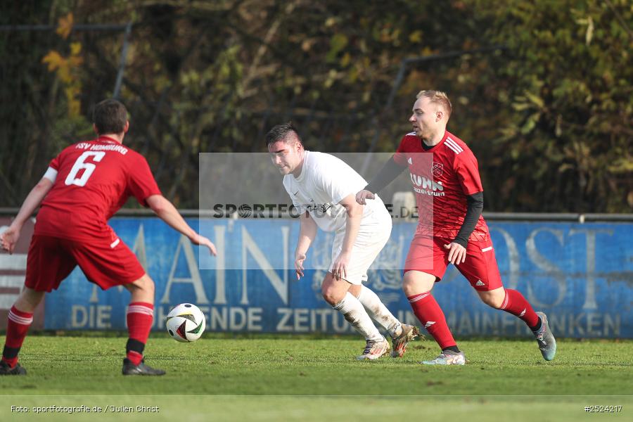 sport, action, TSV Homburg, TSV, Sportgelände, Kreisliga Würzburg Gr. 2, Gemünden, Fusball, FVGS, FV Gemünden/Seifriedsburg, BFV, 18. Spieltag, 16.11.2025 - Bild-ID: 2524217
