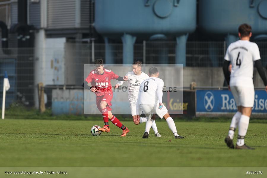 sport, action, TSV Homburg, TSV, Sportgelände, Kreisliga Würzburg Gr. 2, Gemünden, Fusball, FVGS, FV Gemünden/Seifriedsburg, BFV, 18. Spieltag, 16.11.2025 - Bild-ID: 2524218