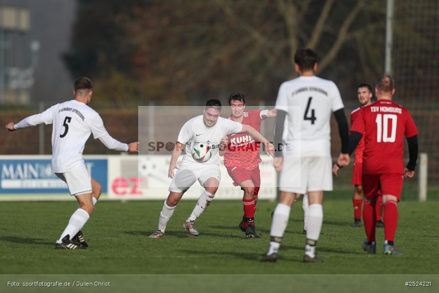 sport, action, TSV Homburg, TSV, Sportgelände, Kreisliga Würzburg Gr. 2, Gemünden, Fusball, FVGS, FV Gemünden/Seifriedsburg, BFV, 18. Spieltag, 16.11.2025 - Bild-ID: 2524221