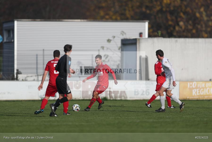 sport, action, TSV Homburg, TSV, Sportgelände, Kreisliga Würzburg Gr. 2, Gemünden, Fusball, FVGS, FV Gemünden/Seifriedsburg, BFV, 18. Spieltag, 16.11.2025 - Bild-ID: 2524223