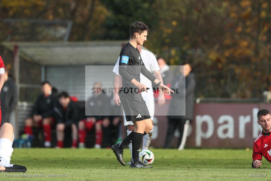 sport, action, TSV Homburg, TSV, Sportgelände, Kreisliga Würzburg Gr. 2, Gemünden, Fusball, FVGS, FV Gemünden/Seifriedsburg, BFV, 18. Spieltag, 16.11.2025 - Bild-ID: 2524229