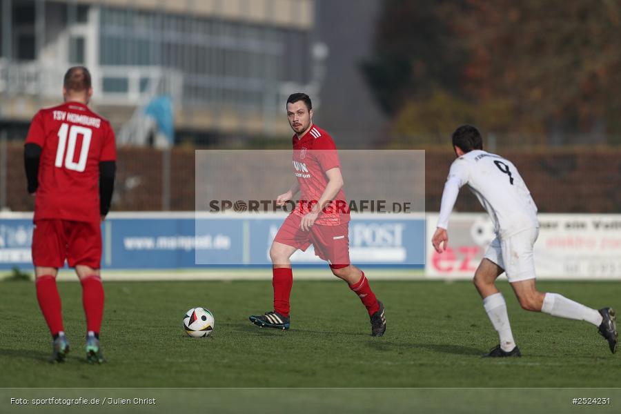 sport, action, TSV Homburg, TSV, Sportgelände, Kreisliga Würzburg Gr. 2, Gemünden, Fusball, FVGS, FV Gemünden/Seifriedsburg, BFV, 18. Spieltag, 16.11.2025 - Bild-ID: 2524231