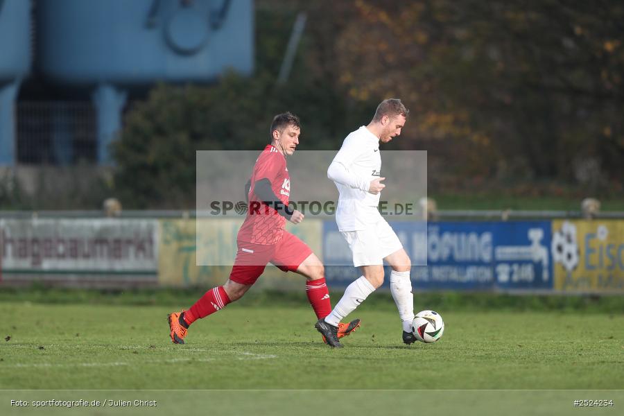 sport, action, TSV Homburg, TSV, Sportgelände, Kreisliga Würzburg Gr. 2, Gemünden, Fusball, FVGS, FV Gemünden/Seifriedsburg, BFV, 18. Spieltag, 16.11.2025 - Bild-ID: 2524234