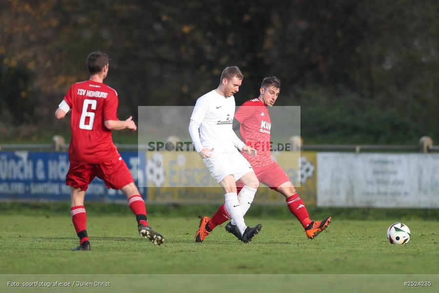 sport, action, TSV Homburg, TSV, Sportgelände, Kreisliga Würzburg Gr. 2, Gemünden, Fusball, FVGS, FV Gemünden/Seifriedsburg, BFV, 18. Spieltag, 16.11.2025 - Bild-ID: 2524235