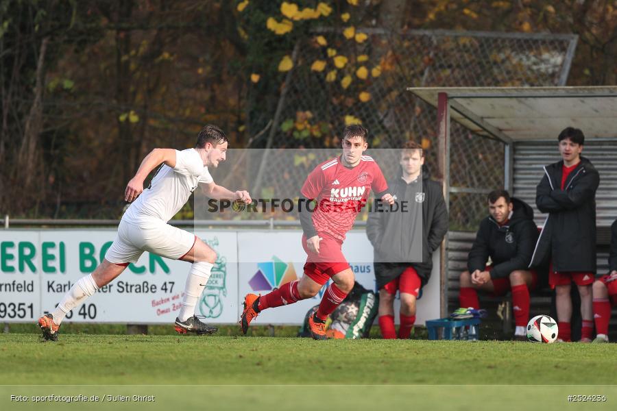 sport, action, TSV Homburg, TSV, Sportgelände, Kreisliga Würzburg Gr. 2, Gemünden, Fusball, FVGS, FV Gemünden/Seifriedsburg, BFV, 18. Spieltag, 16.11.2025 - Bild-ID: 2524236