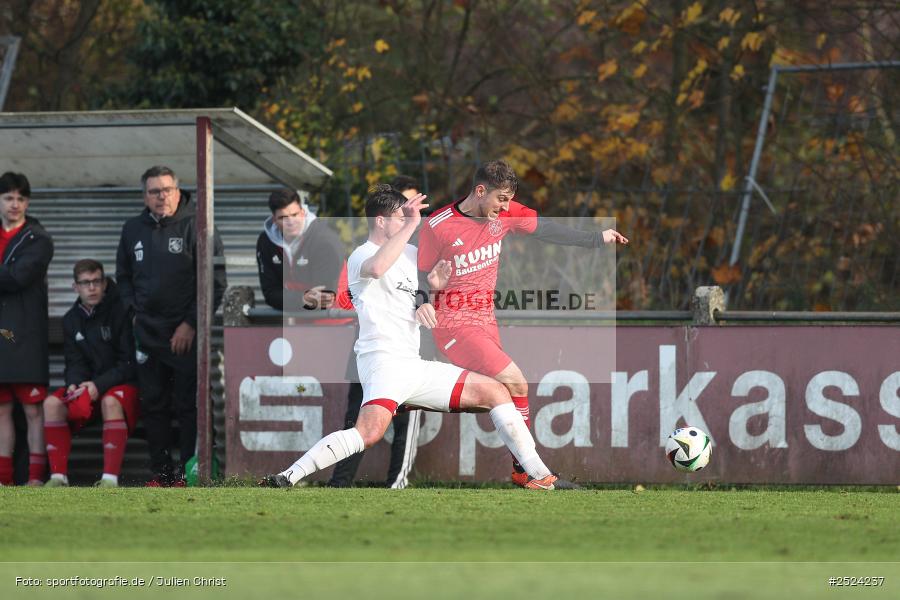 sport, action, TSV Homburg, TSV, Sportgelände, Kreisliga Würzburg Gr. 2, Gemünden, Fusball, FVGS, FV Gemünden/Seifriedsburg, BFV, 18. Spieltag, 16.11.2025 - Bild-ID: 2524237