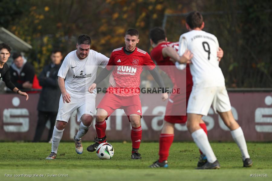 sport, action, TSV Homburg, TSV, Sportgelände, Kreisliga Würzburg Gr. 2, Gemünden, Fusball, FVGS, FV Gemünden/Seifriedsburg, BFV, 18. Spieltag, 16.11.2025 - Bild-ID: 2524238