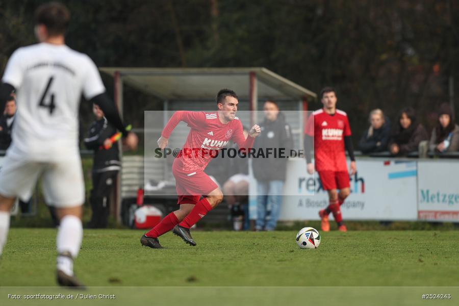 sport, action, TSV Homburg, TSV, Sportgelände, Kreisliga Würzburg Gr. 2, Gemünden, Fusball, FVGS, FV Gemünden/Seifriedsburg, BFV, 18. Spieltag, 16.11.2025 - Bild-ID: 2524243