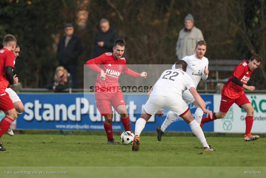 sport, action, TSV Homburg, TSV, Sportgelände, Kreisliga Würzburg Gr. 2, Gemünden, Fusball, FVGS, FV Gemünden/Seifriedsburg, BFV, 18. Spieltag, 16.11.2025 - Bild-ID: 2524245