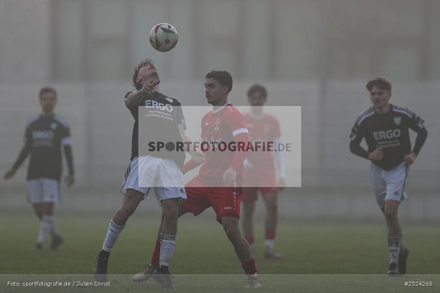 sport, action, TSV Lohr, TSV, Sportgelände, SVK, SV Kürnach, Lohr am Main, Fusball, Bezirksliga Unterfranken West, BFV, 18. Spieltag, 16.11.2025 - Bild-ID: 2524263