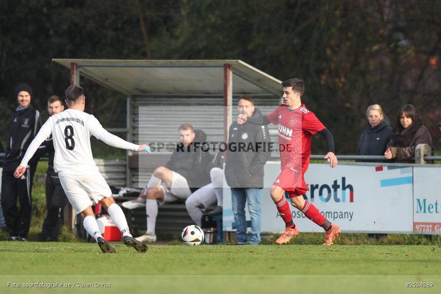 sport, action, TSV Homburg, TSV, Sportgelände, Kreisliga Würzburg Gr. 2, Gemünden, Fusball, FVGS, FV Gemünden/Seifriedsburg, BFV, 18. Spieltag, 16.11.2025 - Bild-ID: 2524289