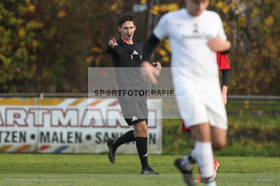 sport, action, TSV Homburg, TSV, Sportgelände, Kreisliga Würzburg Gr. 2, Gemünden, Fusball, FVGS, FV Gemünden/Seifriedsburg, BFV, 18. Spieltag, 16.11.2025 - Bild-ID: 2524297