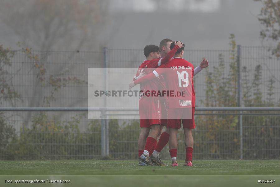 sport, action, TSV Lohr, TSV, Sportgelände, SVK, SV Kürnach, Lohr am Main, Fusball, Bezirksliga Unterfranken West, BFV, 18. Spieltag, 16.11.2025 - Bild-ID: 2524307