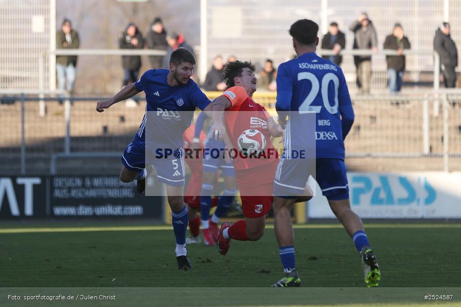 Stadion am Schönbusch, Aschaffenburg, 22.11.2025, sport, action, BFV, Fusball, 19. Spieltag, Regionalliga Bayern, HAN, SVA, SpVgg Hankofen-Hailing, SV Viktoria Aschaffenburg - Bild-ID: 2524587