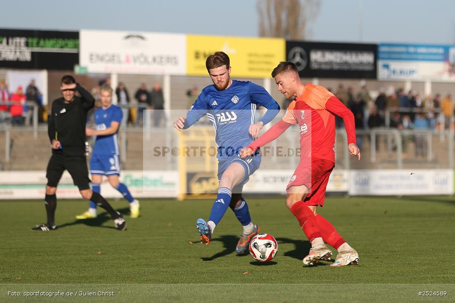 Stadion am Schönbusch, Aschaffenburg, 22.11.2025, sport, action, BFV, Fusball, 19. Spieltag, Regionalliga Bayern, HAN, SVA, SpVgg Hankofen-Hailing, SV Viktoria Aschaffenburg - Bild-ID: 2524589