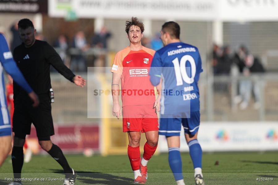 Stadion am Schönbusch, Aschaffenburg, 22.11.2025, sport, action, BFV, Fusball, 19. Spieltag, Regionalliga Bayern, HAN, SVA, SpVgg Hankofen-Hailing, SV Viktoria Aschaffenburg - Bild-ID: 2524619