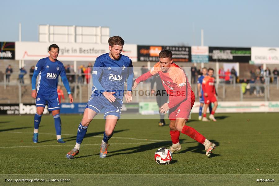 Stadion am Schönbusch, Aschaffenburg, 22.11.2025, sport, action, BFV, Fusball, 19. Spieltag, Regionalliga Bayern, HAN, SVA, SpVgg Hankofen-Hailing, SV Viktoria Aschaffenburg - Bild-ID: 2524638