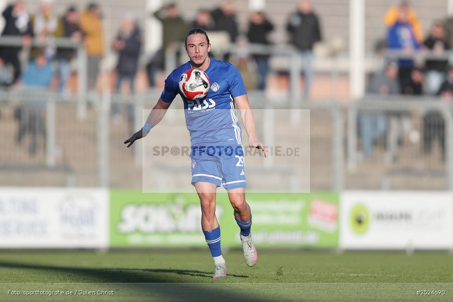 Stadion am Schönbusch, Aschaffenburg, 22.11.2025, sport, action, BFV, Fusball, 19. Spieltag, Regionalliga Bayern, HAN, SVA, SpVgg Hankofen-Hailing, SV Viktoria Aschaffenburg - Bild-ID: 2524690