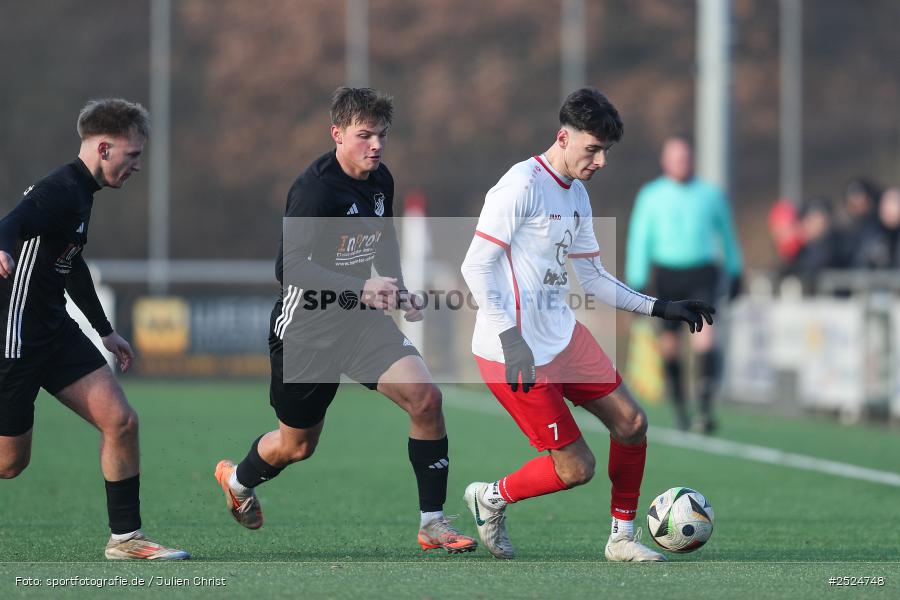sport, action, TuS Frammersbach, TUS, Landesliga Nordwest, Fussball, Fuhrmann Arena, Frammersbach, DJK Dampfach, DJK, BFV, 23.11.2025, 21. Spieltag - Bild-ID: 2524748