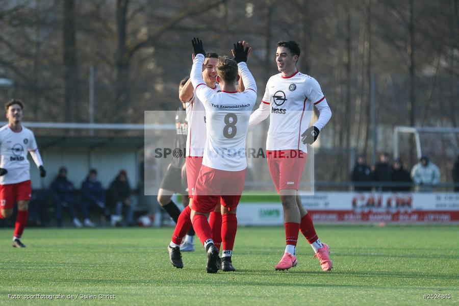 sport, action, TuS Frammersbach, TUS, Landesliga Nordwest, Fussball, Fuhrmann Arena, Frammersbach, DJK Dampfach, DJK, BFV, 23.11.2025, 21. Spieltag - Bild-ID: 2524815