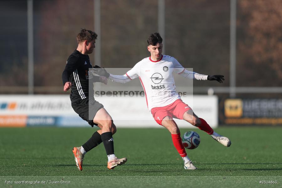 sport, action, TuS Frammersbach, TUS, Landesliga Nordwest, Fussball, Fuhrmann Arena, Frammersbach, DJK Dampfach, DJK, BFV, 23.11.2025, 21. Spieltag - Bild-ID: 2524863