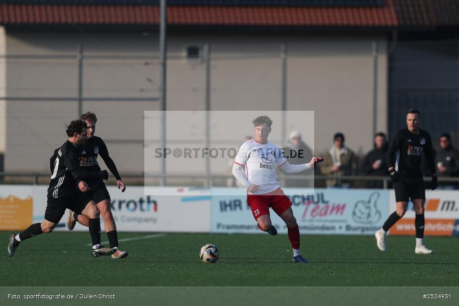 sport, action, TuS Frammersbach, TUS, Landesliga Nordwest, Fussball, Fuhrmann Arena, Frammersbach, DJK Dampfach, DJK, BFV, 23.11.2025, 21. Spieltag - Bild-ID: 2524931