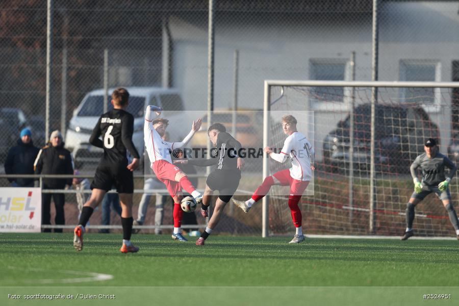 sport, action, TuS Frammersbach, TUS, Landesliga Nordwest, Fussball, Fuhrmann Arena, Frammersbach, DJK Dampfach, DJK, BFV, 23.11.2025, 21. Spieltag - Bild-ID: 2524951