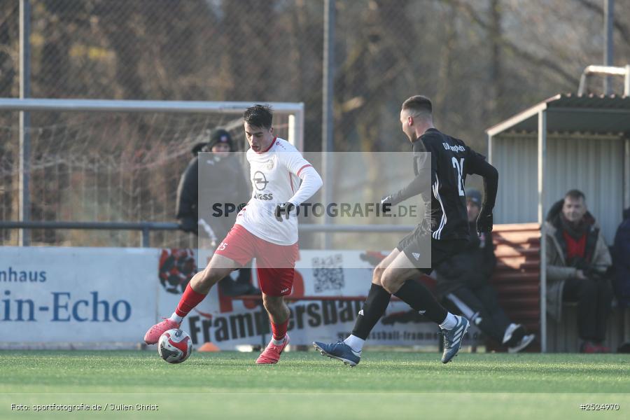 sport, action, TuS Frammersbach, TUS, Landesliga Nordwest, Fussball, Fuhrmann Arena, Frammersbach, DJK Dampfach, DJK, BFV, 23.11.2025, 21. Spieltag - Bild-ID: 2524970