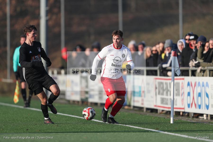 sport, action, TuS Frammersbach, TUS, Landesliga Nordwest, Fussball, Fuhrmann Arena, Frammersbach, DJK Dampfach, DJK, BFV, 23.11.2025, 21. Spieltag - Bild-ID: 2524984