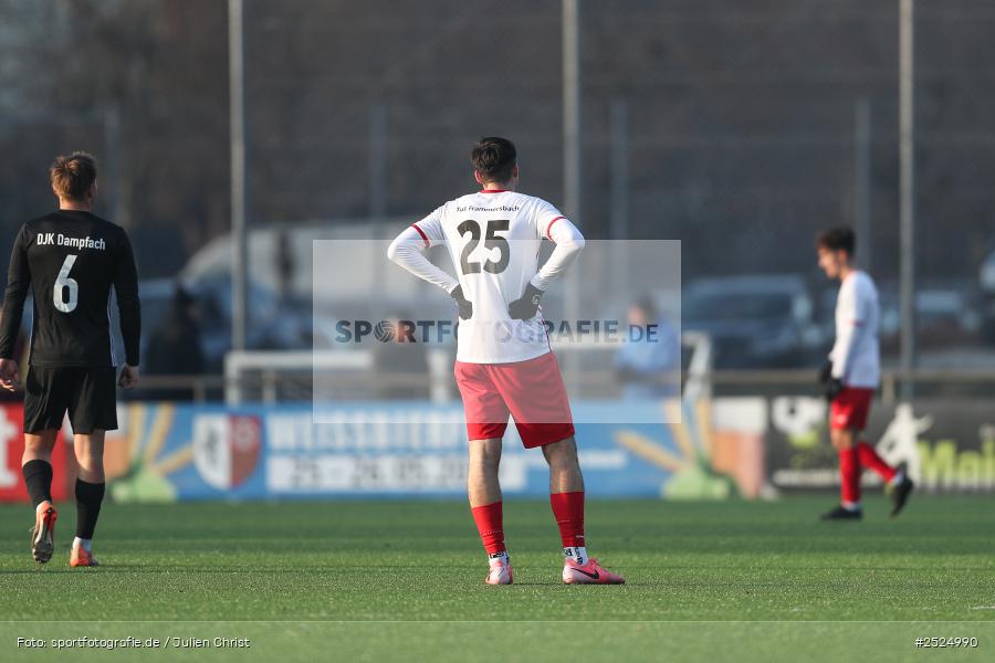 sport, action, TuS Frammersbach, TUS, Landesliga Nordwest, Fussball, Fuhrmann Arena, Frammersbach, DJK Dampfach, DJK, BFV, 23.11.2025, 21. Spieltag - Bild-ID: 2524990
