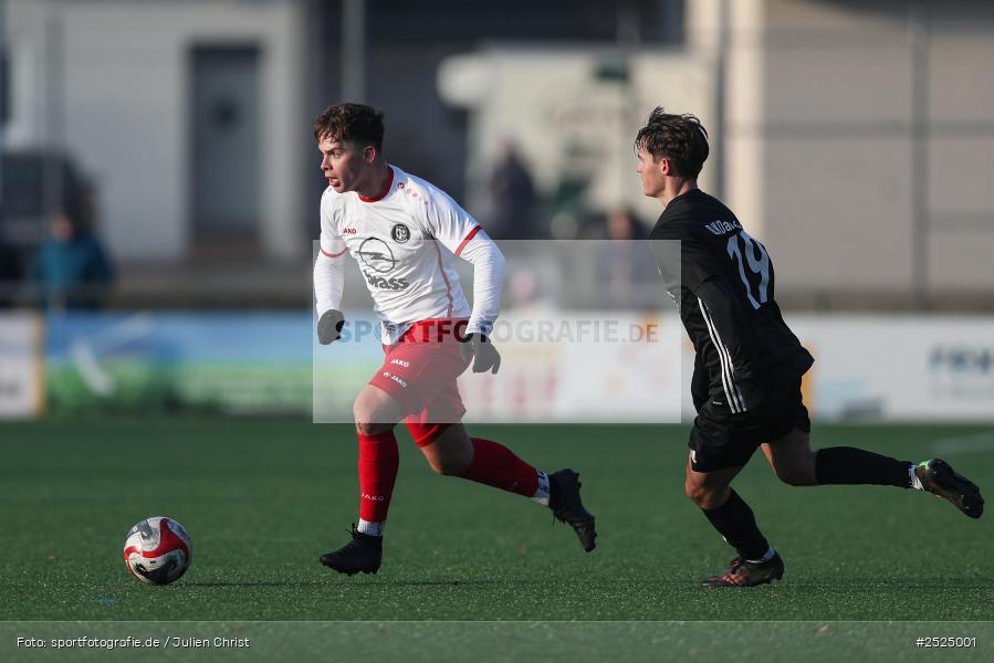 sport, action, TuS Frammersbach, TUS, Landesliga Nordwest, Fussball, Fuhrmann Arena, Frammersbach, DJK Dampfach, DJK, BFV, 23.11.2025, 21. Spieltag - Bild-ID: 2525001