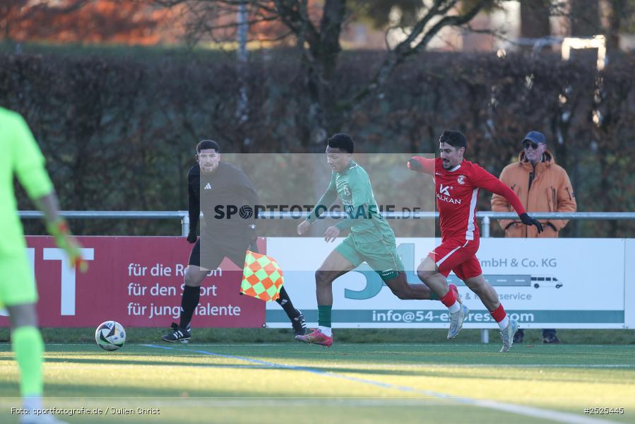 sport, action, VAB, TSV Großbardorf, TSV, Sportgelände Vatan Spor, SV Vatan Spor Aschaffenburg, Landesliga Nordwest, Fusball, BFV, Aschaffenburg, 22.11.2025, 21. Spieltag - Bild-ID: 2525445